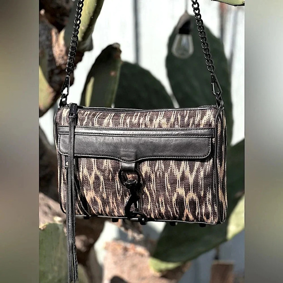 Rebecca Minkoff Handbags - Rebecca Minkoff — Basketweave Leather MAC Crossbody